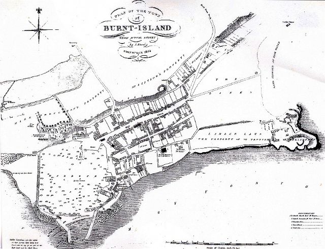 Plan of Burntisland by J. Wood, 1824